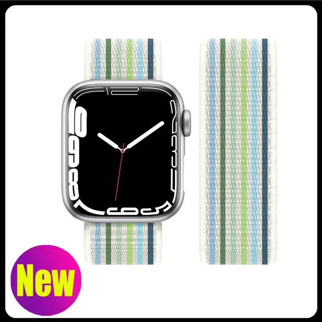 Nylon Strap for Apple Watch Band Series 765 45mm 41mm44mm 40mm  Smartwatch Watchband Belt Sport Bracelet on iWatch 4 3 42mm 38mm 73