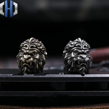 

Nightmare Sun Wukong Knife Beads Qi Tian Da Sheng Pendant Fighting Buddha EDC Monkey Keychain Survival Paracord Beads