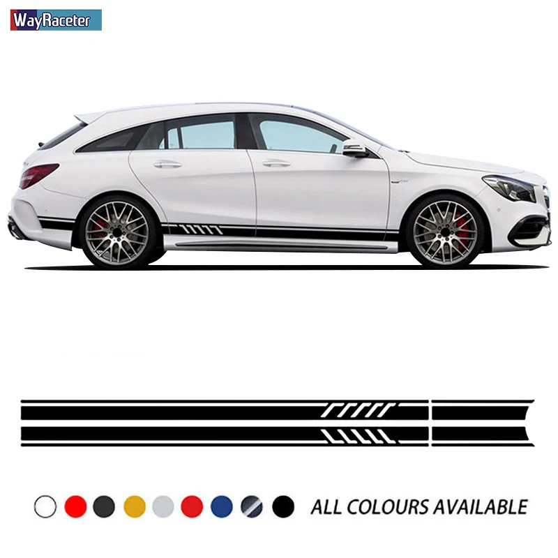 Edition 1 Door Side Stripes Sticker Shooting Brake Decal For Mercedes Benz C117 X117 W117 C118 X118 Cla Class Cla45 Amg Cla35 Car Stickers Aliexpress