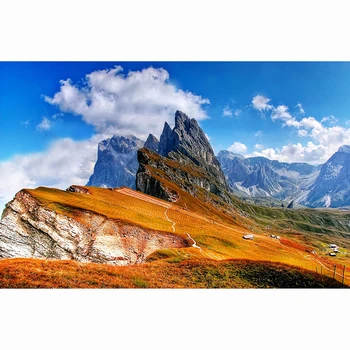 

Diamond Painting Full square/round landscape Mosaic DIY Diamond Painting Cross Stitch Embroidery mountain picture Home Decor