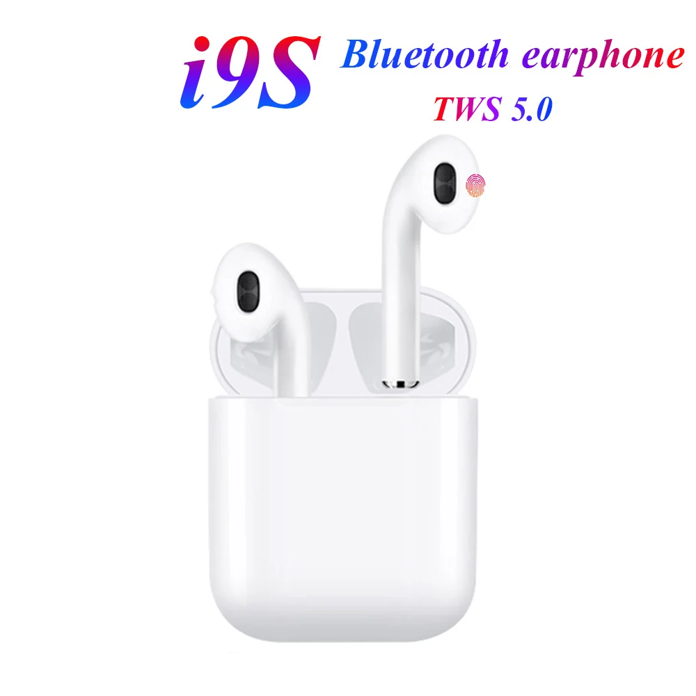 

I9s TWS 5.0 Bluetooth earphone Wireless Headphones Sports headset 3D stereo with microphone earphone For iphone Samsung Huawei
