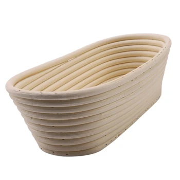 

10 Inch Bread Basket Rattan Storage Basket Storage Basket Oval Fruit Basket Food Basket