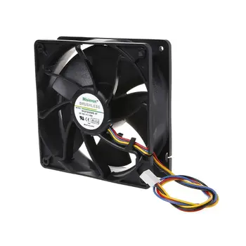 

Cooling Fan 12038 12V 1.85A Dual Ball Bearing Brushless 4-Wire PWM Temperature Control Air Cooler Mining Machine V12E12BS1B5-07