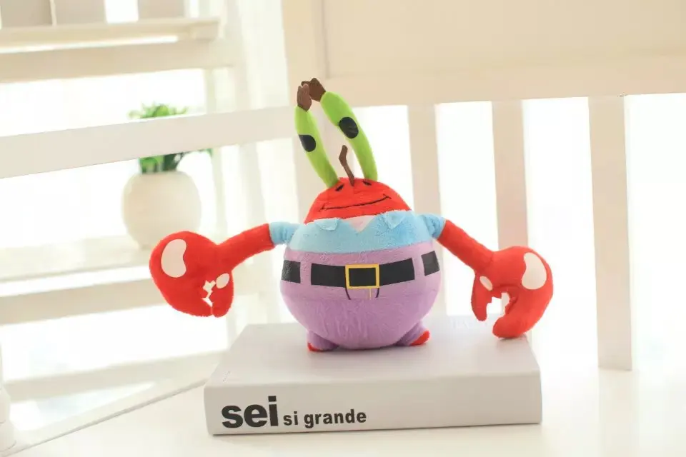 Plush Toys SpongeBob Kids Cartoon Movie Characters Christmas Birthday Gift Toys Stuffed & Plush Animals