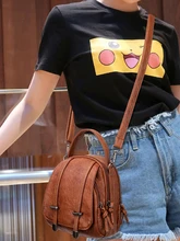  Yogodlns Vintage Small Shoulder Bag Women Soft PU Leather Crossbody Bag Multifunction Messenger Bag Casual Lady Handbag Bolso 