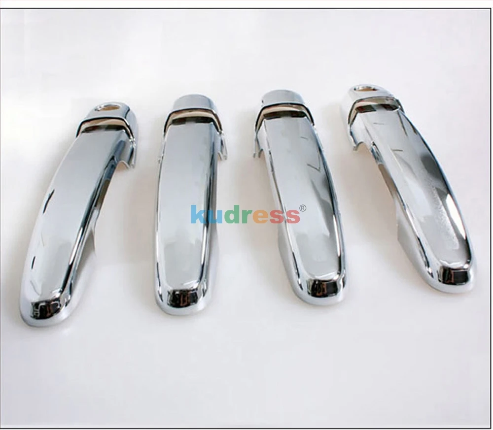 Для hyundai Tucson 2004 2005 2006 2007 2008 2009 протектор дверной ручки Крышка отделкой снаружи ручки крышки Сжатия 8 шт
