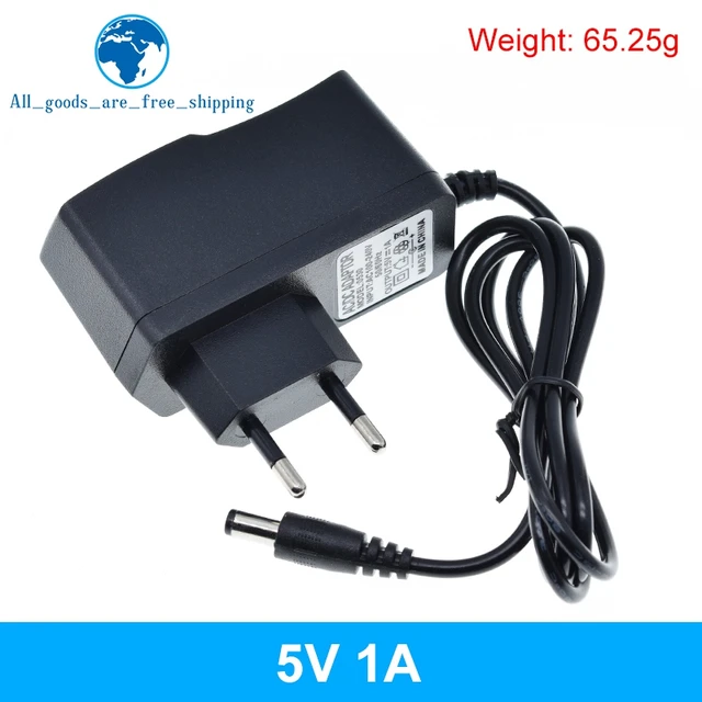 12V 5A Netzteil Adapter, AC 100-240V bis DC 12 Volt 5 Amp 60W  Stromversorgung für LED Lichtstreifen Monitore Fernseher DVD TVs Verstärker  Kamerasystem