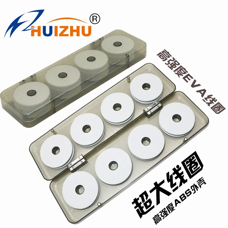 

Super Compressive Large 8-Axis ABS Principal Line Box Transparent Eva Quad Box yu xian he Fishing Gear