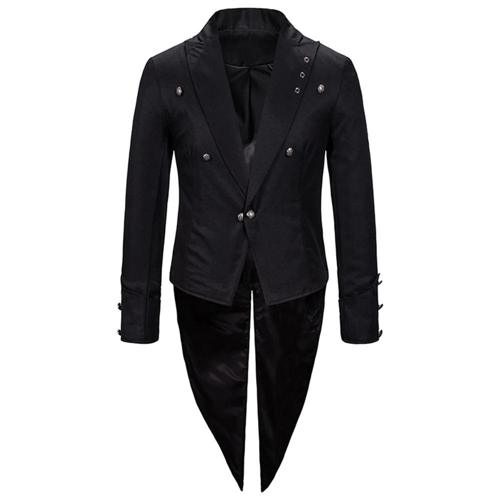 Мужской модный приталенный смокинг, мужские костюмы для выступлений, мужской костюм-смокинг на пуговицах, костюм для костюмированной вечеринки, мужской костюм с отворотом