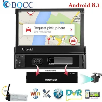 

1din Android 8.1 Car Stereo GPS Navigation Player 7 '' Universa Radio Bluetooth Wifi MP5 Multimedia