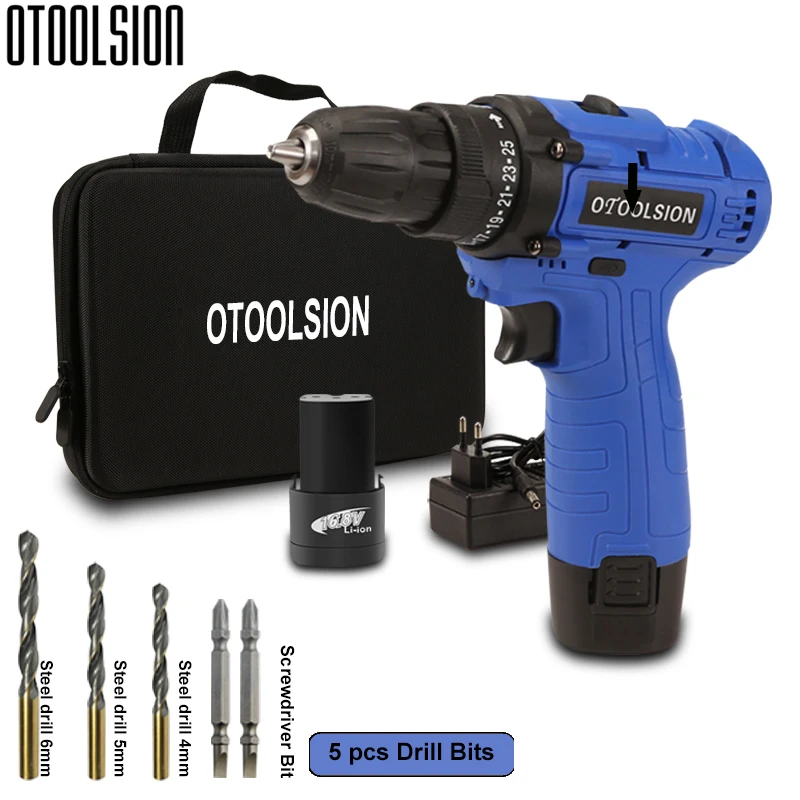 

16.8V Multi-function Cordless Screwdriver Electric Drill Cordless Mini Hand Drill Wireless Power Tool Set Packed With Woven Bag