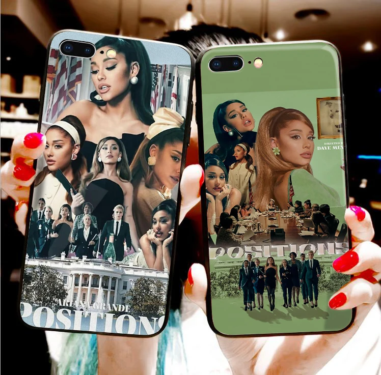 Ariana Grande positions черный чехол для телефона iphone 6/6s 6plus/6splus 7/8 7plus/8plus X XS XR XSMax 11pro