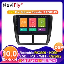 4G IPS DSP Android 10 GPS para coche de navegación para 2008, 2009, 2010, 2011, 2012 Subaru Forester Radio Multimedia GPS BT DVR Cámara carplay