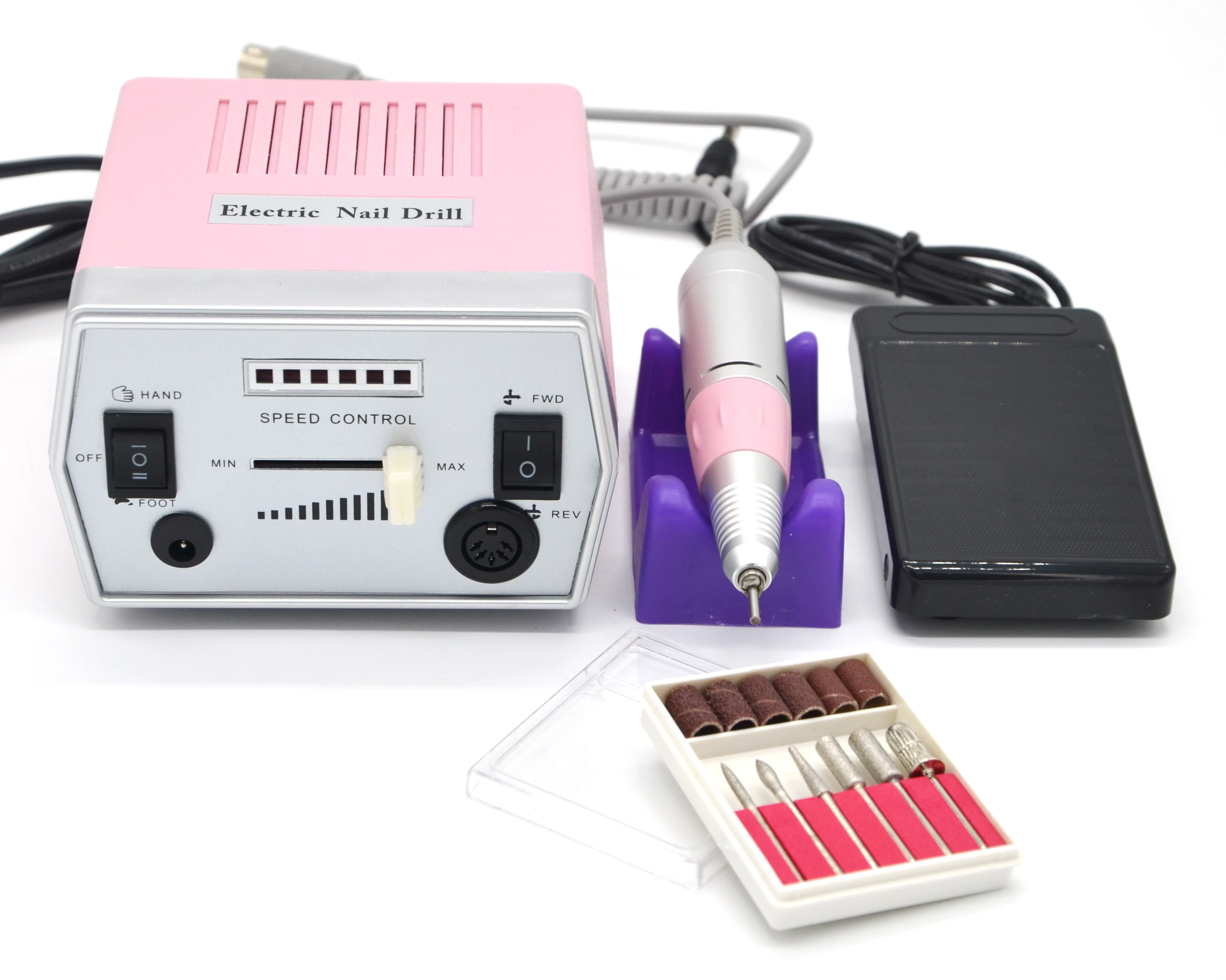 

Nail Drill Electric Apparatus for Manicure Gel Cuticle Remover Milling Drill Bits Set 35000RPM Pedicure Polish Machine Nail Art