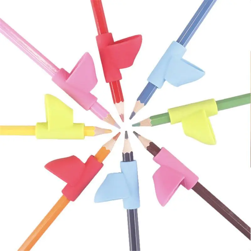 6pcs Writing Corrector Pencil Grip Montessori Toys for Children Kids Learning R7RB 6pcs Writing Corrector Pencil Grip Montessori Toys for Children Kids Learning R7RB