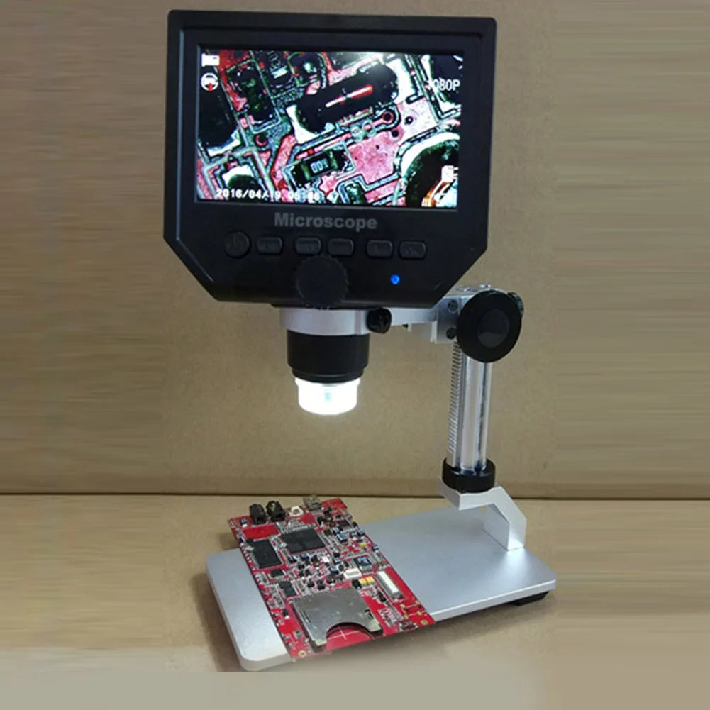 600X цифровой электронный микроскоп видео микроскоп 4,3 дюймов HD lcd пайки микроскоп ремонт телефона Лупа A29