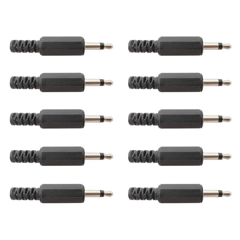 2 20Pcs 3.5mm Plug Jack Mono Connectors 3.5 Audio Headphone Plug Jack