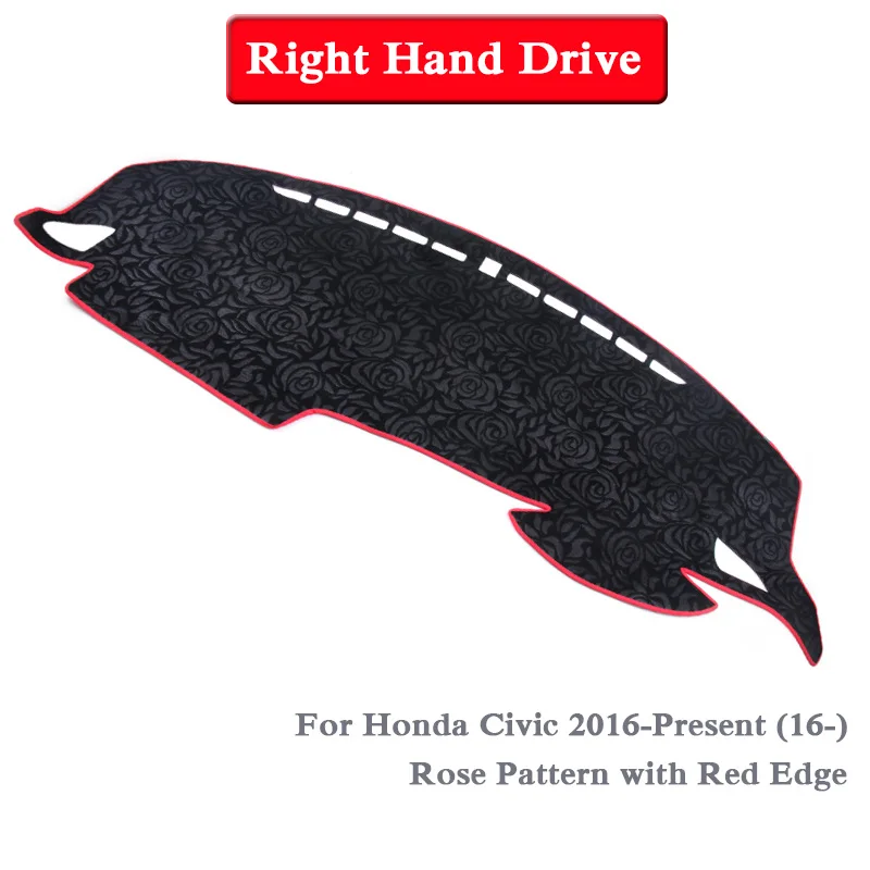 16- 玫瑰纹 红边 右