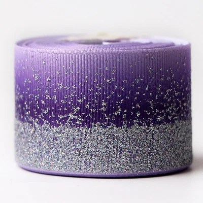 Purple 2 ярда градиентная Термотрансферная Лента Сделай Сам Одежда Бант-узел материалы для рукоделия Швейные аксессуары - Цвет: Purple