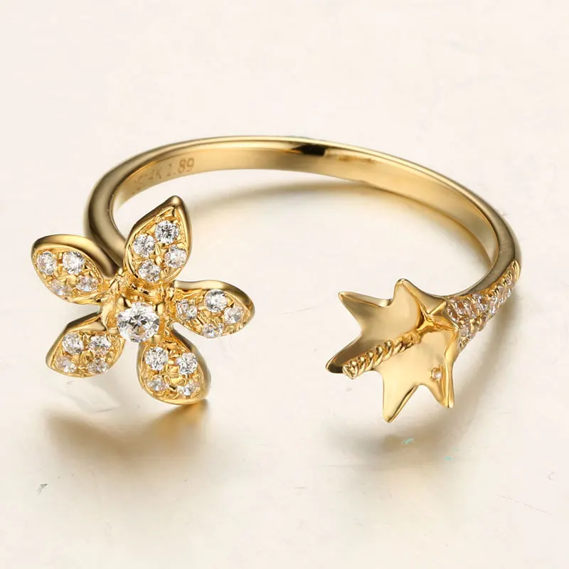 

18K Gold DIY Pearl Jewelry Accessories Mountings 18k Diamond Pearl Ring Mountings Suitable Every Pearl Customizable