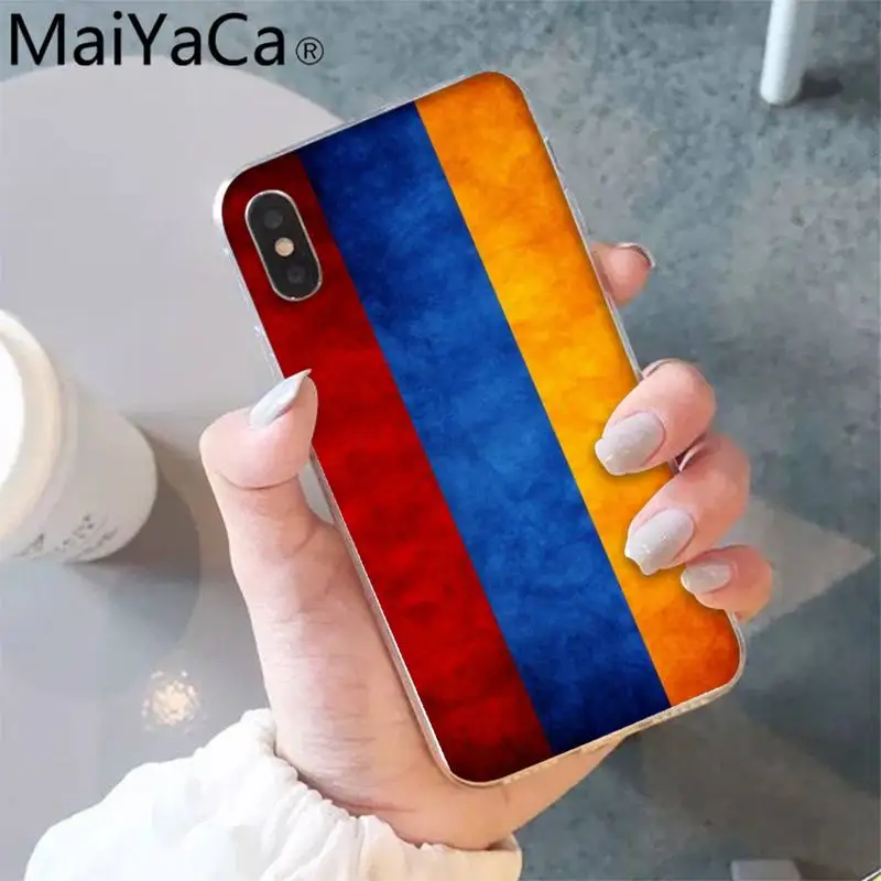 Высококачественный чехол MaiYaCa для телефона с флагом армянийского флага
