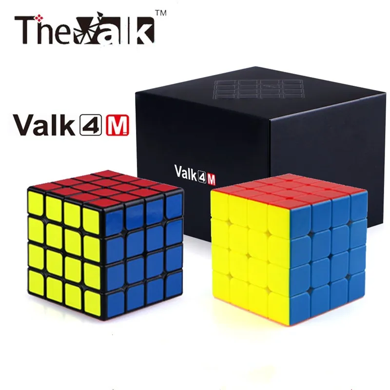 Qiyi Valk4M 4x4x4 Магнитный куб 4x 4 скоростной магический Сильный Магнит Magico Valk магнитные