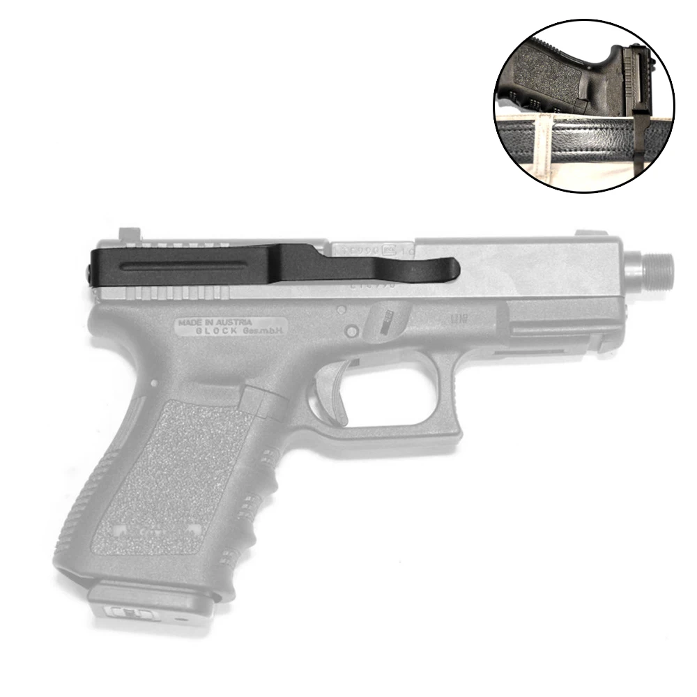 

Hunting Gun Holster Clip Waistband Concealed Carry Revolver Metal Clip Pistol Holsters for Outdoor Shooting Camping Hunting