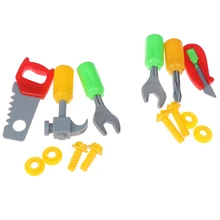 1 комплект, ролевые игры, ремонтные инструменты, обучающая игрушка для мальчиков и девочек, случайный тип, имитирующий набор для ремонта, игрушка для мальчиков, подарок