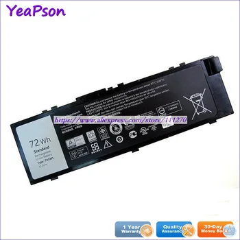 

Yeapson 11.1V 72Wh Genuine T05W1 0FNY7 0RDYCT GR5D3 Laptop Battery For Dell Precision 7510 7710 7720 Series Notebook computer
