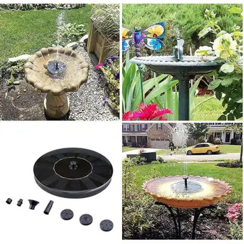 

7V Solar Fountain Watering kit Power Solar Pump Pool Pond Submersible Waterfall Floating Solar Panel Water Fountain For Garden