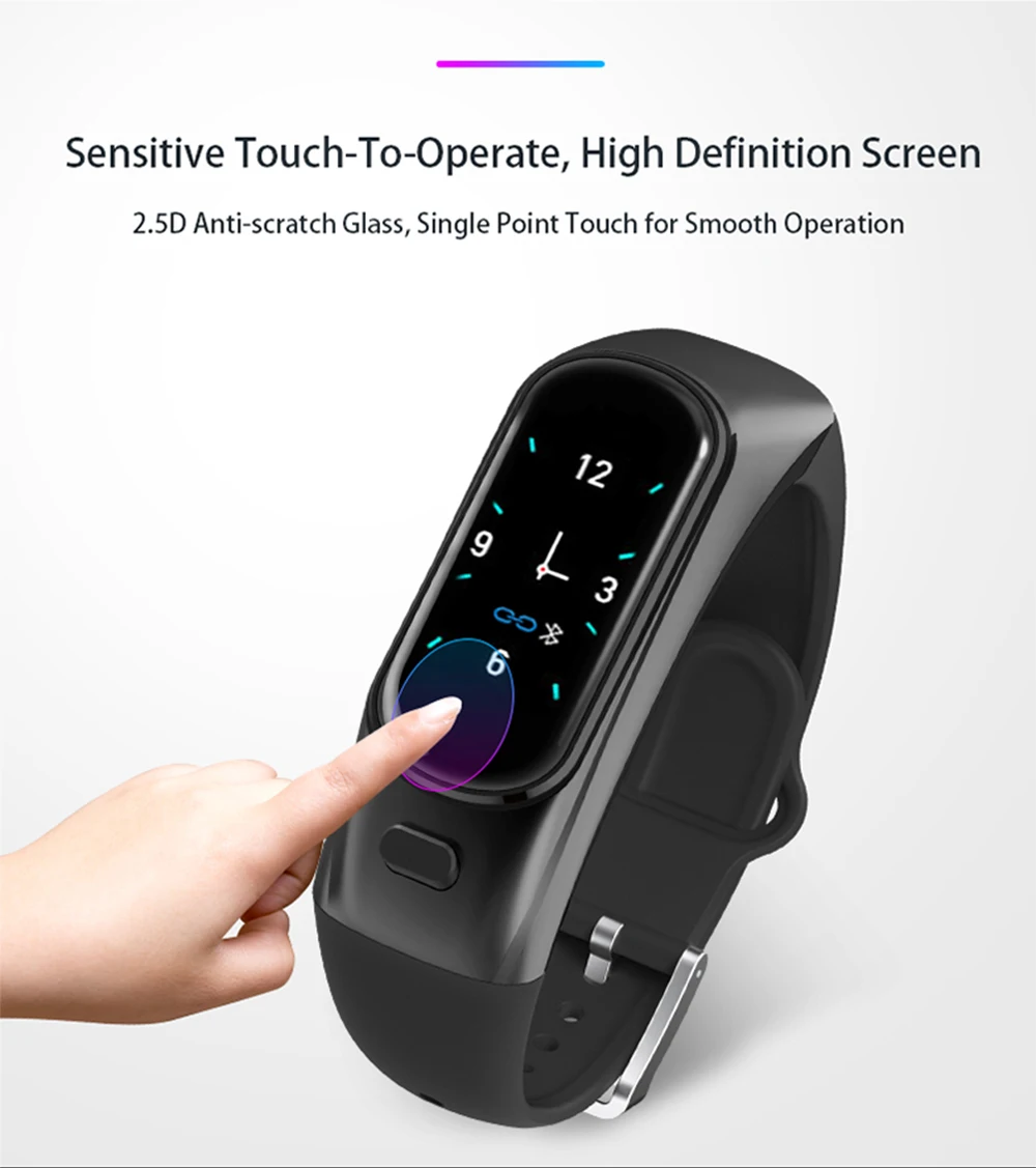 Interpad H109 умный браслет для мужчин и женщин, трекер сердечного ритма, измеритель высоты, кровяный кислород, напоминание, браслет для Android ios