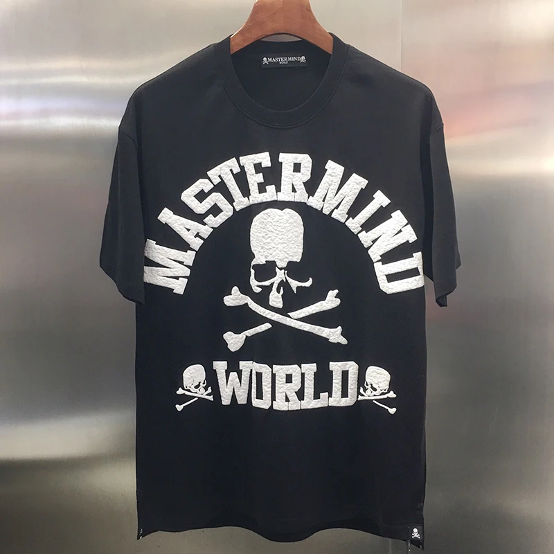 

1:1 Top Version 2020ss Mastermind Japan 3D Foam Big M Printed T Shirt Men Women T-shirts 100% Cotton MMJ Summer Style Tees