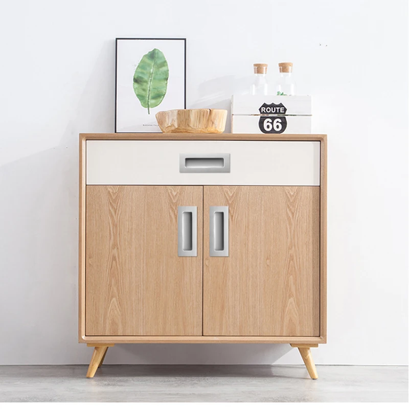 Черные деревянные раздвижные входные двери из алюминиевого сплава невидимые