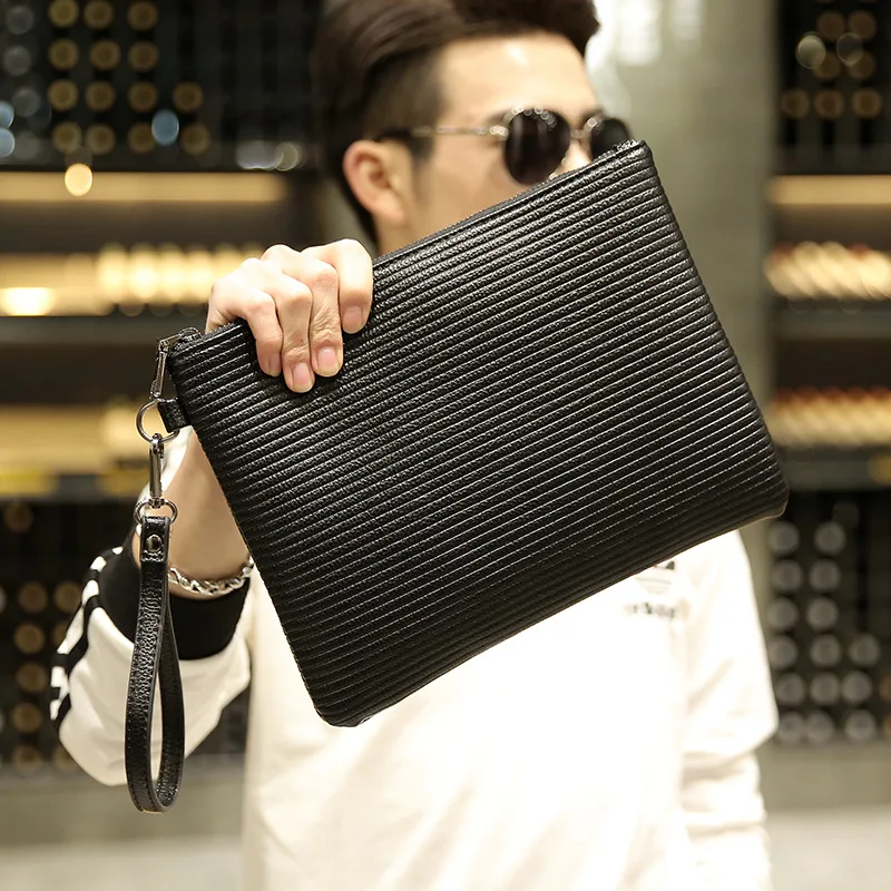 

iPad Package Men's New Handbag Style Stylish File Handle Package Recreational Business Package.