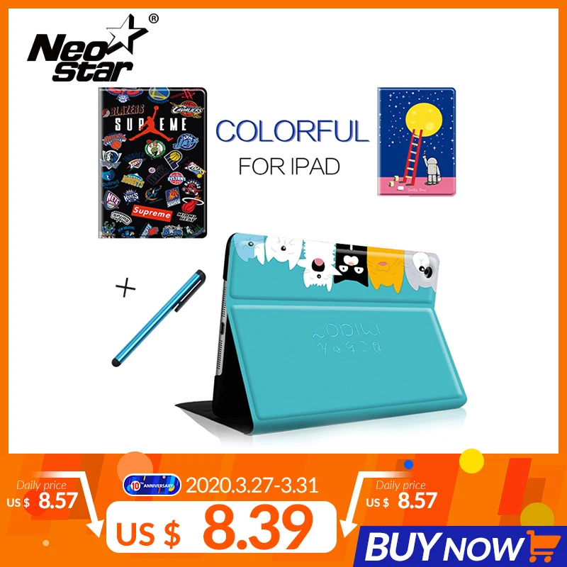

NEO STAR Foldable Tablet Case for Samsung Galaxy 2019 Tab A 10.1SM- T515/T510/T513/T518 Protective Case + 1PCS Stylus Pen
