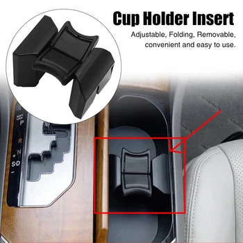 

Interior Accessories Partition Car Auto Black Practical Center Console Divider Drink Cup Holder Insert For Camry 2012-2017