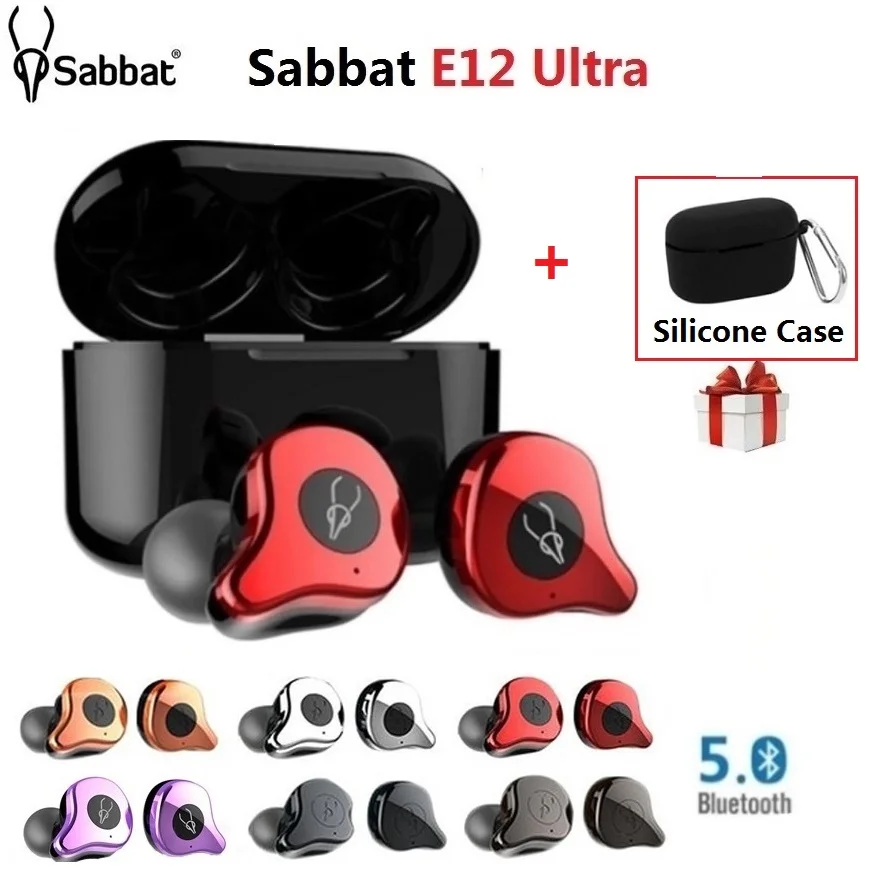 Наушники вкладыши Sabbat E12 Ultra QCC3020 TWS наушники Qualcomm Bluetooth V5.0 Aptx Беспроводные