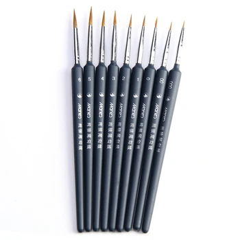 

10pcs Nail Art Liner Painting Pen 3D Tips DIY Acrylic UV Gel Brushes Drawing Kit Flower Line Grid French Design Manicure Tool