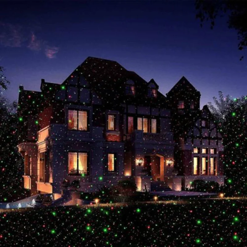 

Christmas Waterproof Outdoor Landscape Garden Star Laser Projector Lights Xmas