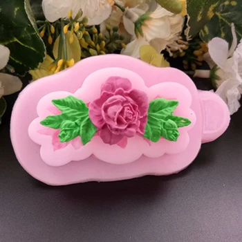 

3D Rose Flower DIY Fondant Cake Mold Chocolate Baking Molds Cake Baking Cooking Tools Candy Mould Kitchen Accessories
