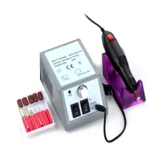 Профессиональный электрический пилочка для ногтей дрель Маникюрный Инструмент Педикюр машина набор