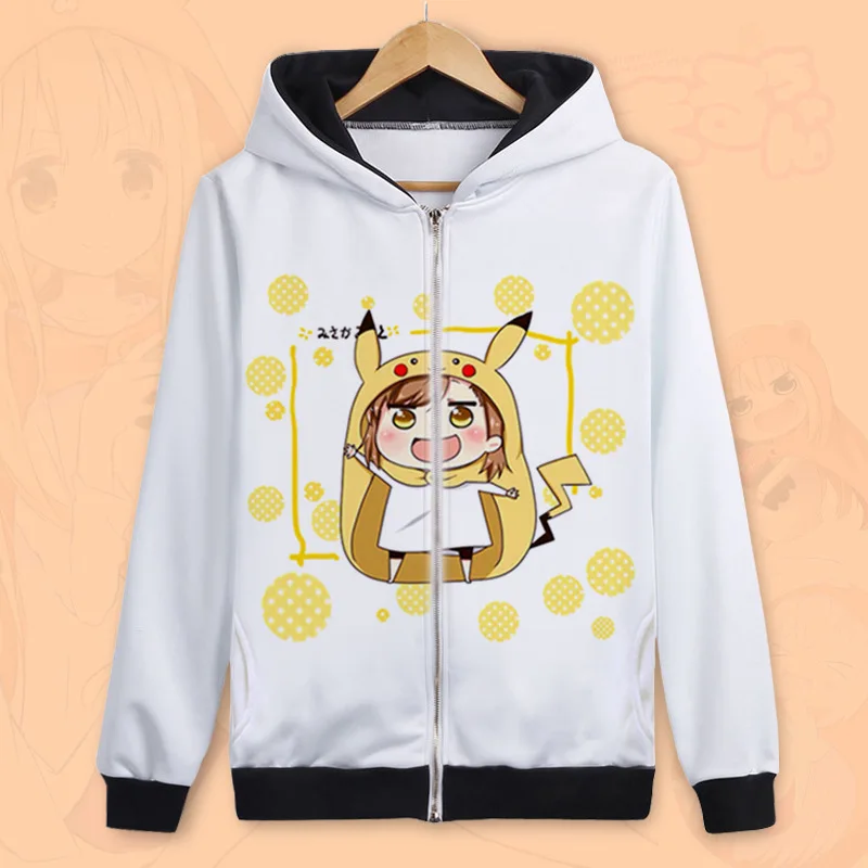 Style12 Himouto! Umaru-chan мультипликационный персонаж дома Умару с милым принтом с капюшоном, косплей костюм для мужчин и женщин, весенне-осенняя Повседневная Толстовка, уличная одежда - Цвет: Style12