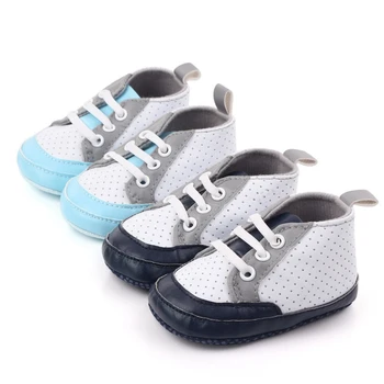 

Toddler Casual Sport Crib Shoes Baby Shoes Boy Girl Solid Sneaker Cotton Soft Anti-Slip Sole Newborn Infant First Walkerss