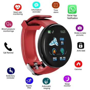 

New Smart Watch Men Women Blood Pressure Heart Rate Monitor Waterproof Bluetooth Round Fitness Tracker Smartwatch Smart Clock
