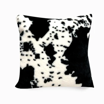 

Throw Pillow Covers Cows Animal Skin Pattern Cushion Cover For Decorative Car Pillowcase Black Office Bedside White Home Sofa