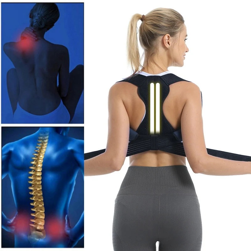 Body Posture Corrector Shoulder Back Pain Reliever Spine Straightener