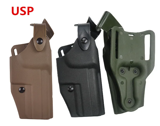 

TOtrait Tactical Polyurethane Glockck Belt Holster Pistol Waist Holster glock17 M9 1911 USP P226 Airsoft Gun Holster