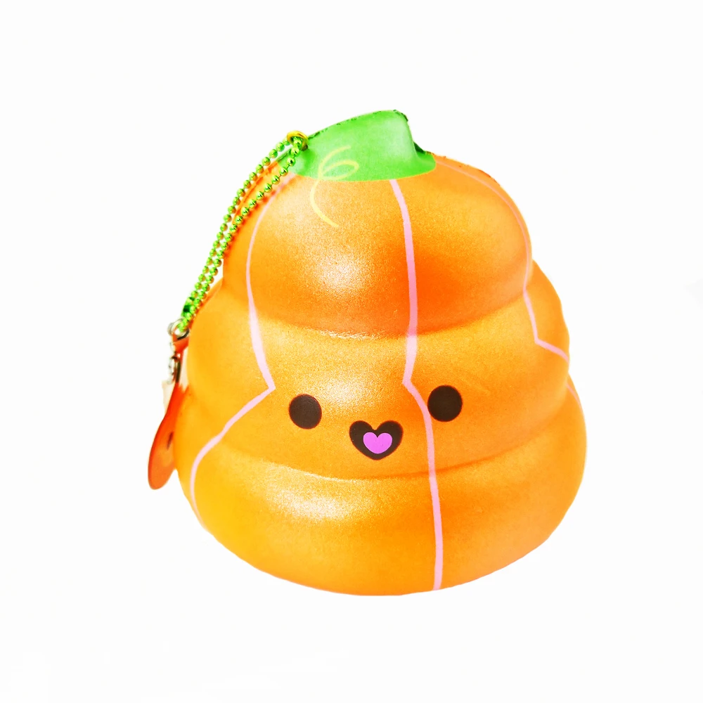 Orange Punimaru мягкий огромный стул медленно поднимается снимает стресс ПУ Хэллоуин смешные Забавные игрушки можно сжимать аромат и ночной Светильник - Цвет: Orange
