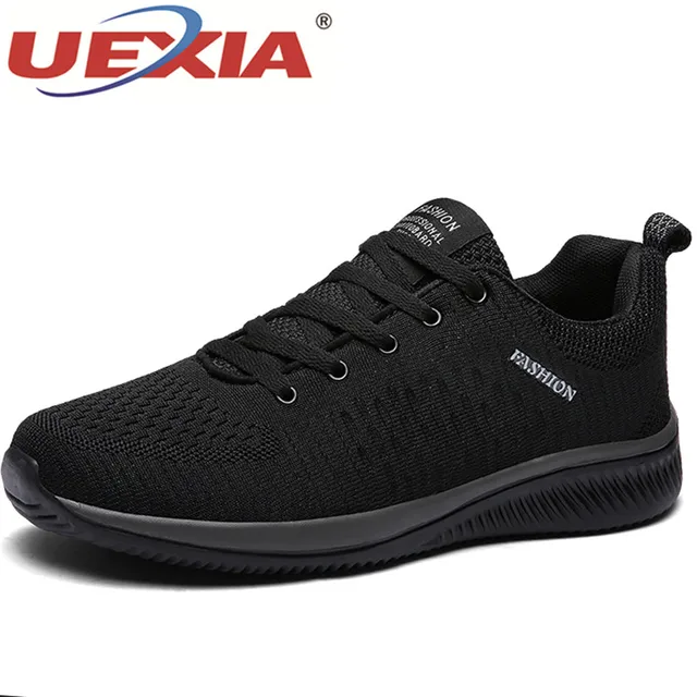 UEXIA Shoes for Men Summer Mesh Men Sneakers Lace Up Low Top Hollow Footwear Breathable Sale UEXIA Shoes for Men Summer Mesh Men Sneakers Lace Up Low Top Hollow Footwear Breathable Sale Sport Trainers Zapatillas Hombre