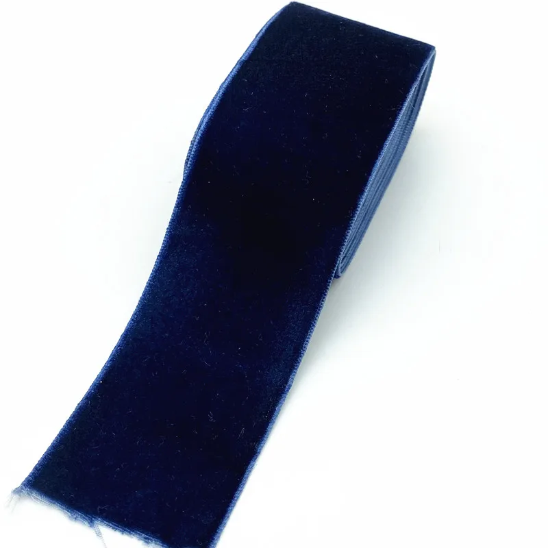 2 yards 40mm Velvet Ribbon Wedding Party Decoration Handmade Gift Wrapping Hair Bowknot DIY